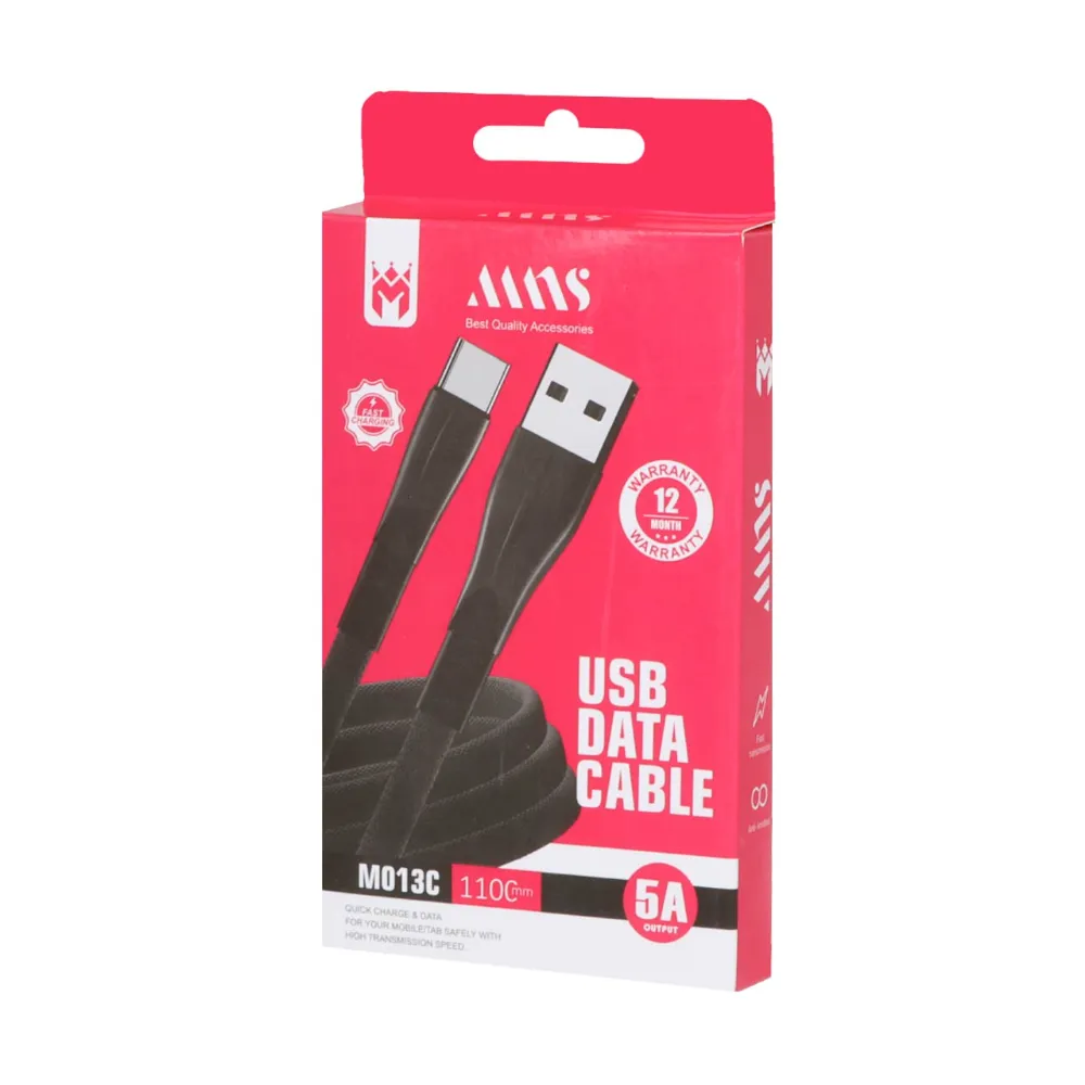 1137948ex8987846569 کابل شارژ فست 1.1 متری MNS Type-C مدل M013C - Image 1