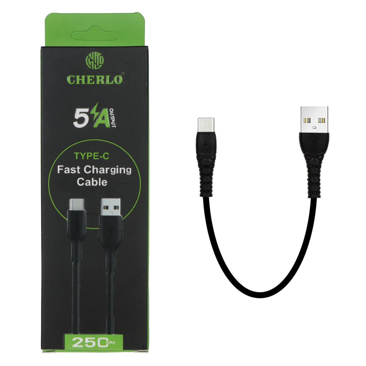 کابل شارژ فست پاوربانک CHERLO Type-C مدل CH-SM10 - Image 4
