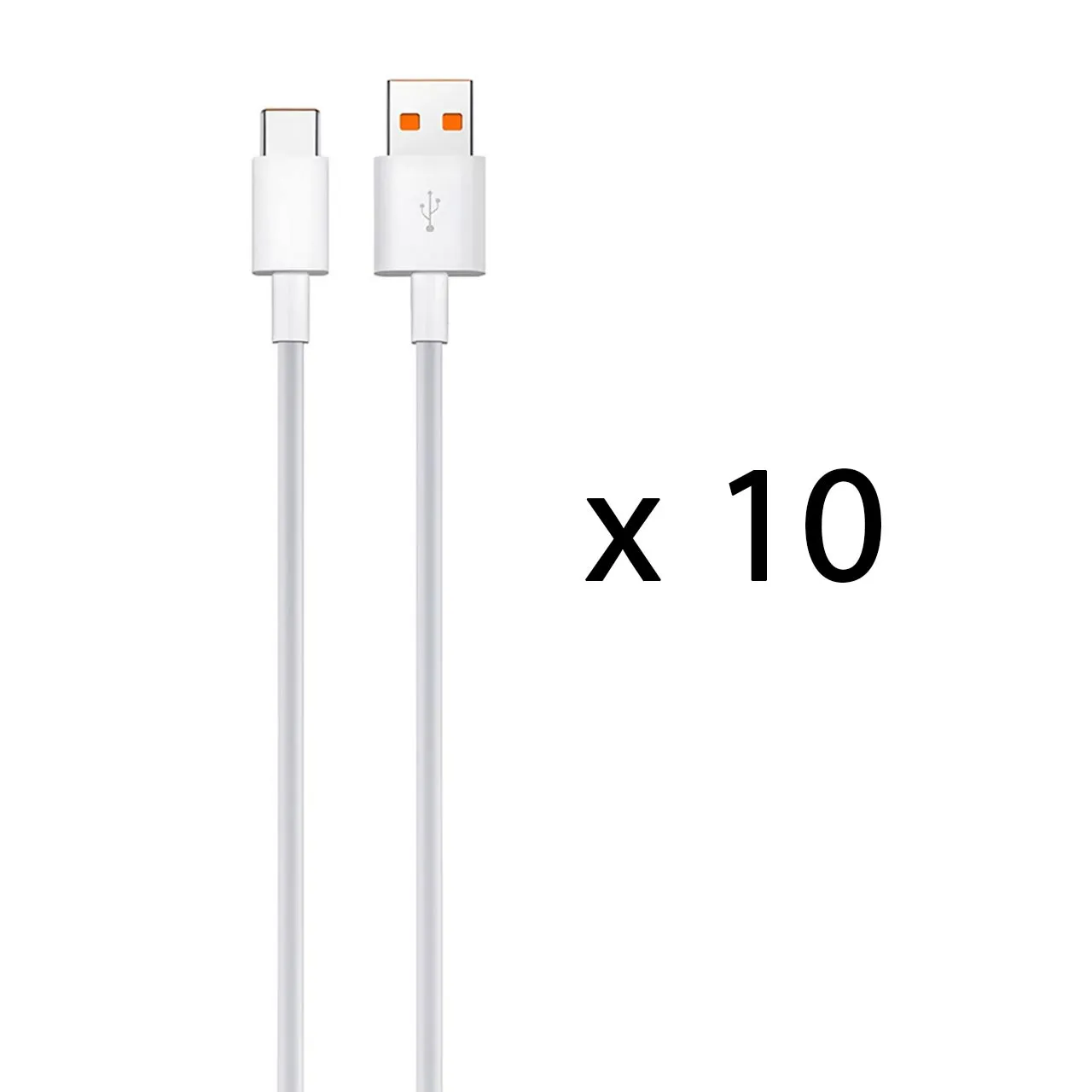 1579236 بسته 10 عددی کابل شارژ فست CHERLO Type-C مدل CH-TC19 - سفید - Image 1