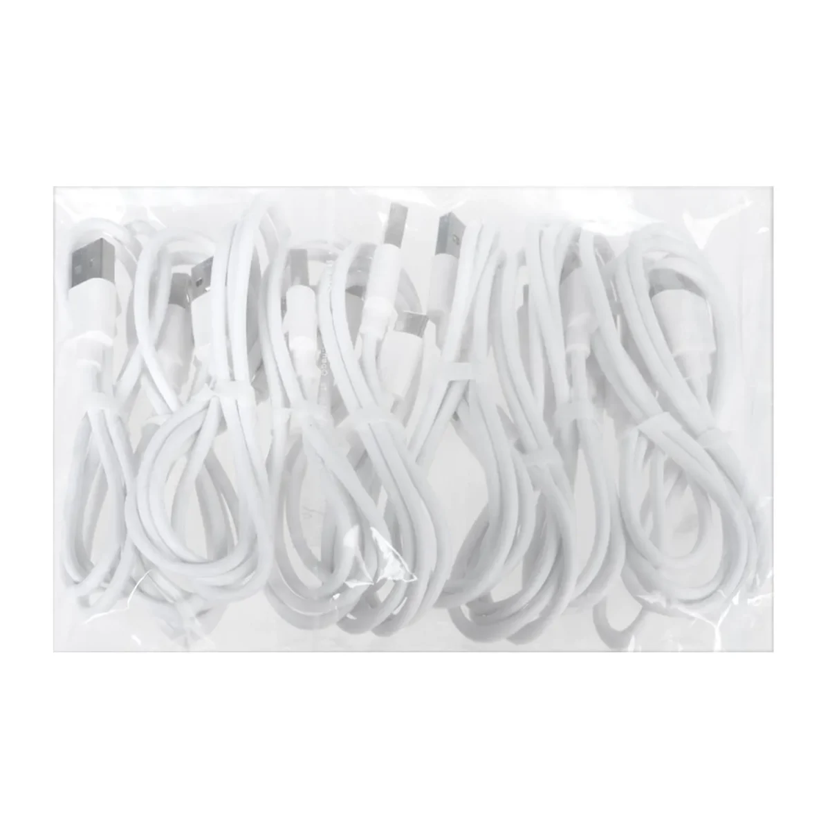 بسته 10 عددی کابل شارژ فست CHERLO Type-C مدل CH-TC19 - سفید - Image 2