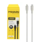 کابل شارژ 1.1 متری فست Masaru Type-C to Lightning مدل M311i - سفید