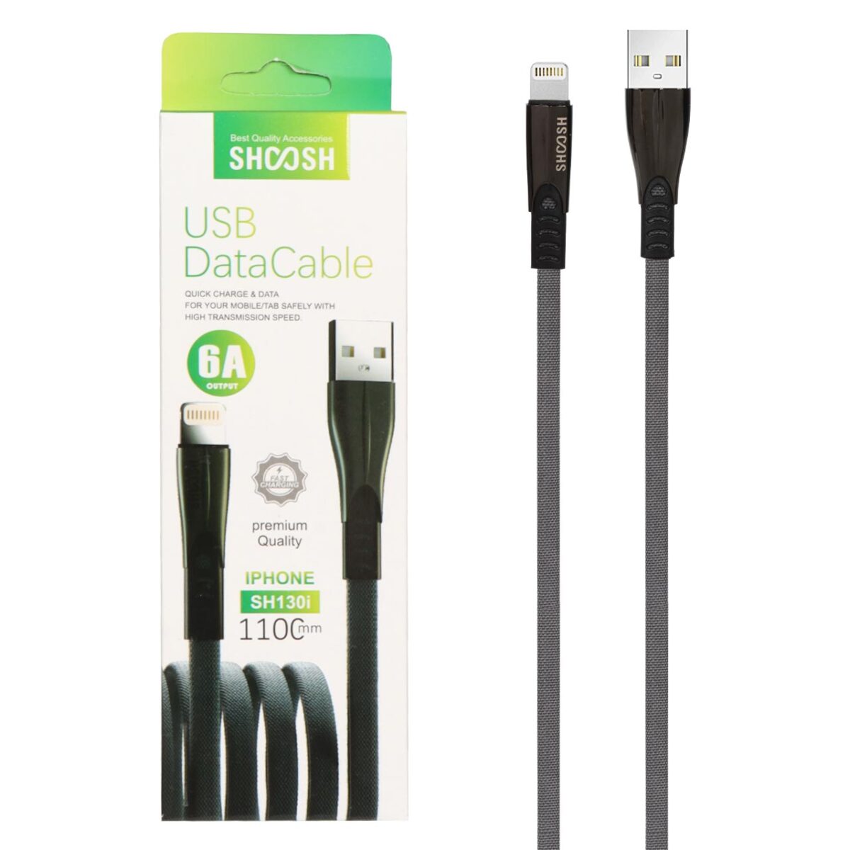 کابل شارژ 1.1 متری فست آیفون Shoosh مدل SH130i - Image 5