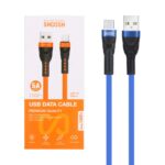 کابل شارژ سیلیکونی 1.1 متری فست Shoosh Type-C مدل +SH142C