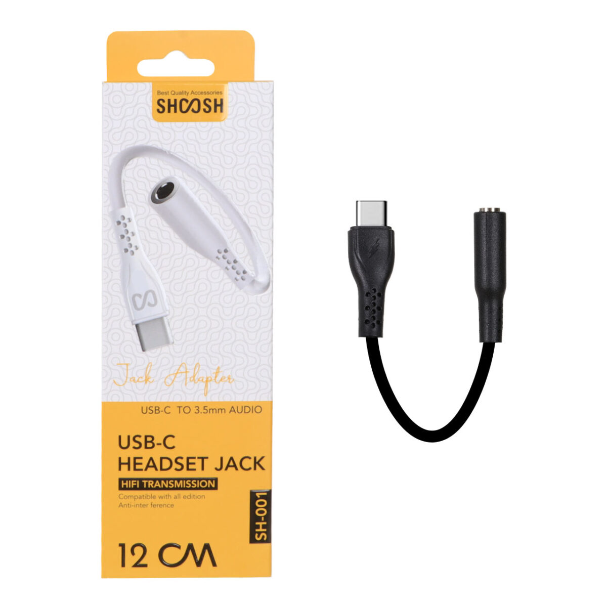 تبدیل Type-C به جک 3.5 میلی متری Shoosh مدل SH-001 - Image 2