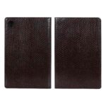 کیف تبلت پوست ماری Samsung Galaxy Tab A9 8.7 / X110 / X115 - قهوه ای تیره