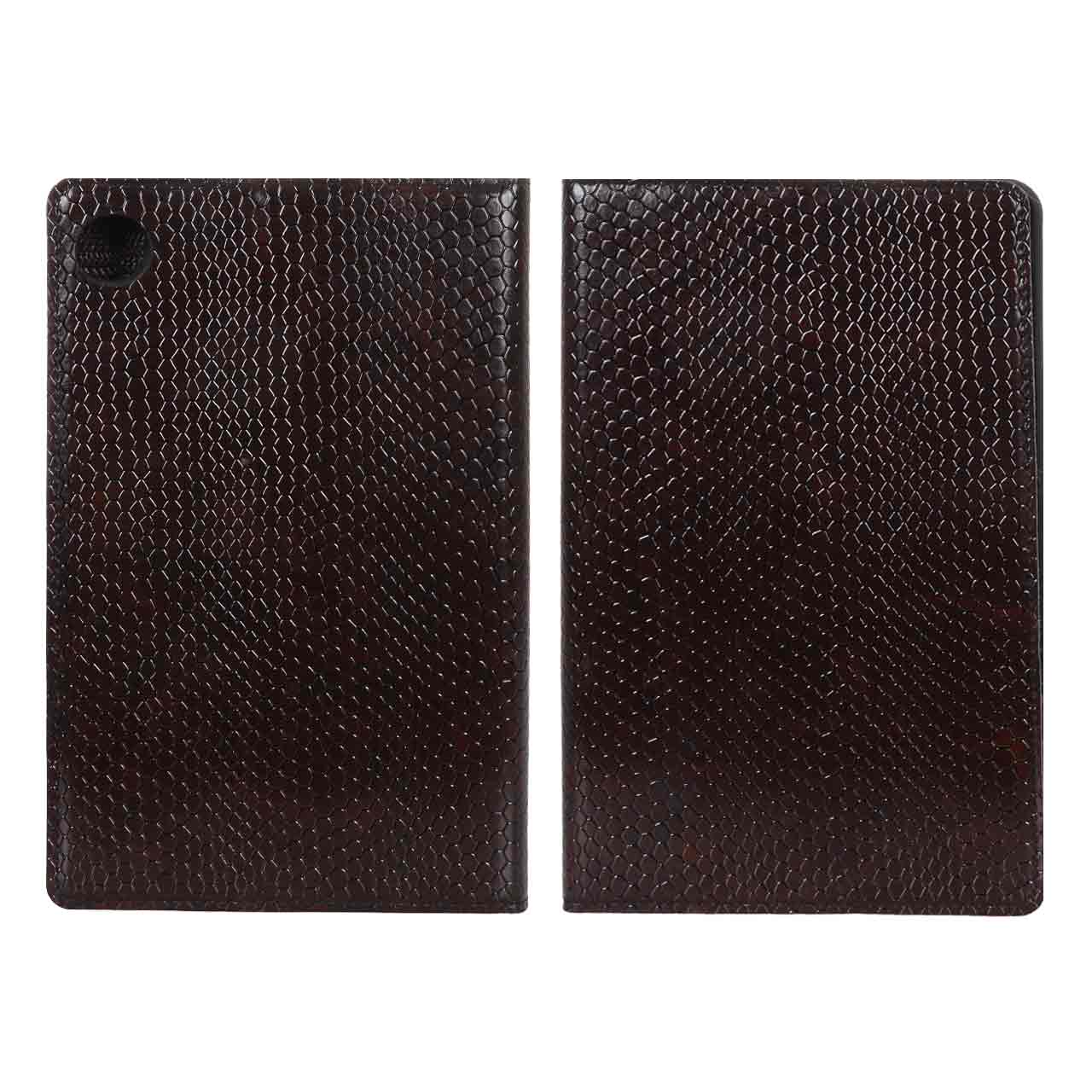 1606980 کیف تبلت پوست ماری Samsung Galaxy Tab A9 8.7 / X110 / X115 - قهوه ای تیره - Image 1