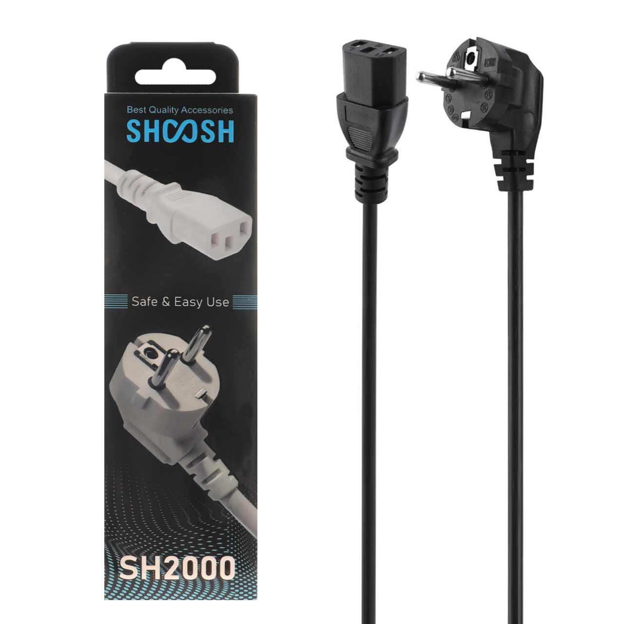 1624180 کابل برق کامپیوتر Shoosh مدل SH2000 طول 1.5 متری - Image 1