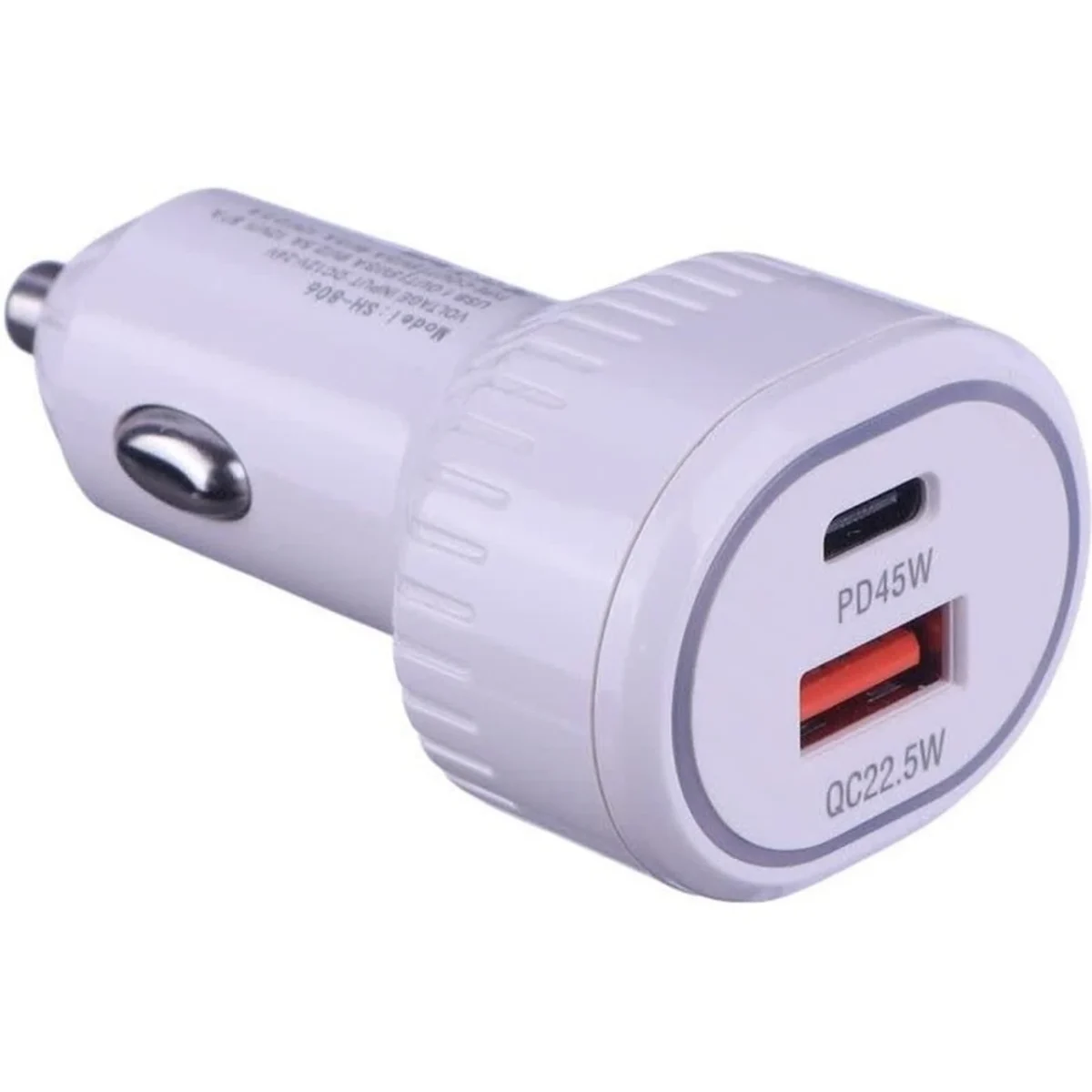 شارژر فندکی فست و PD دو پورت Shoosh مدل SH-806 67.5W - Image 5