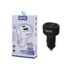 شارژر فندکی فست و PD دو پورت Shoosh مدل SH-806 67.5W