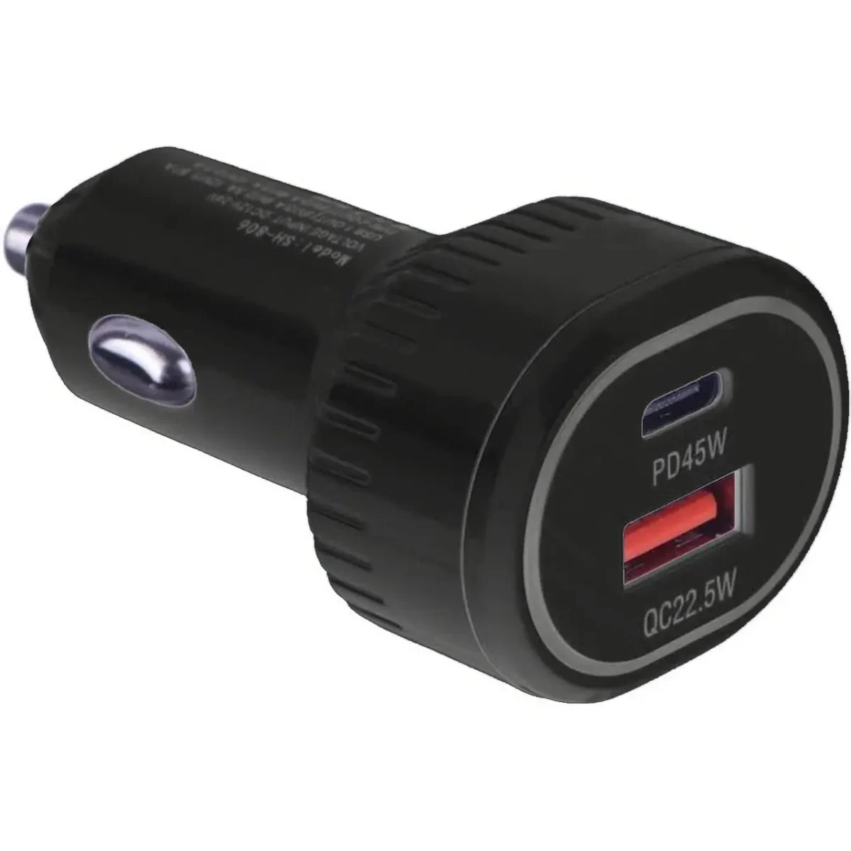شارژر فندکی فست و PD دو پورت Shoosh مدل SH-806 67.5W - Image 3