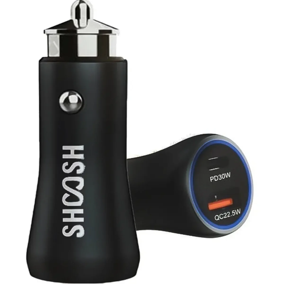 شارژر فندکی فست و PD دو پورت Shoosh مدل SH-801 52.5W - Image 2