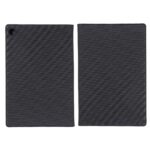 کیف تبلت چرمی شیاردار Samsung Galaxy Tab A9 Plus 11 / X210 / X215 / X216 / TAB A11 Plus - مشکی